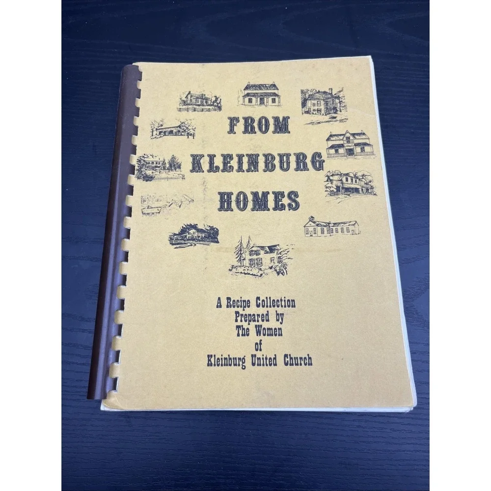 Cookbook From Kleinburg Homes Community Recipes Vintage Local Cookbook